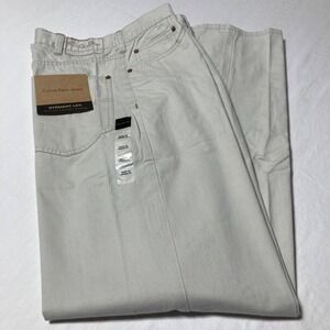 New Calvin Klein‎ Jeans Straight Leg Relaxed Fit  Khaki Men's Size 36X32